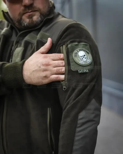 Кофта фліс тактична під резинку хакі 40-42/3 40-42/3