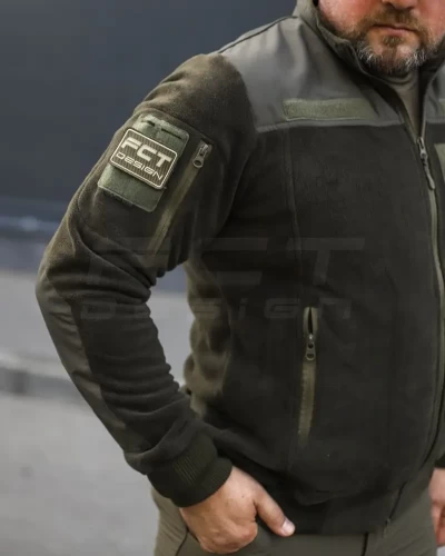 Кофта фліс тактична під резинку хакі 40-42/3 40-42/3