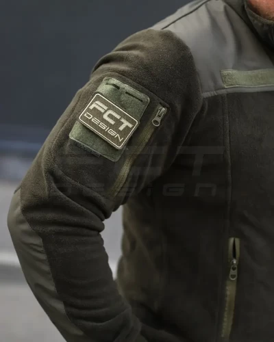 Кофта фліс тактична під резинку хакі 40-42/3 40-42/3