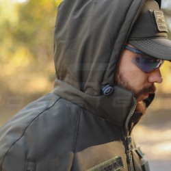 Костюм тактический зимний Хантер на флисе Софтшелл хаки