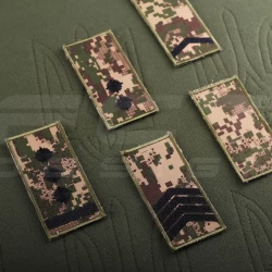 Погоны НГУ черная нить пиксель Хищник G-0822