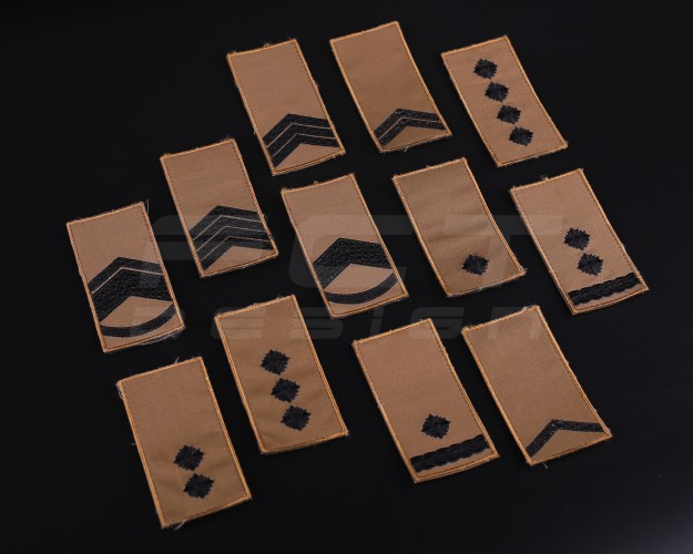 Погоны НГУ/ВСУ черная нить Койот