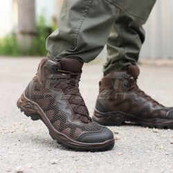 Ботинки летние Талан нового образца коричневые