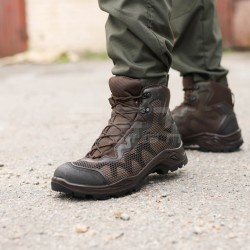 Ботинки летние Талан нового образца коричневые