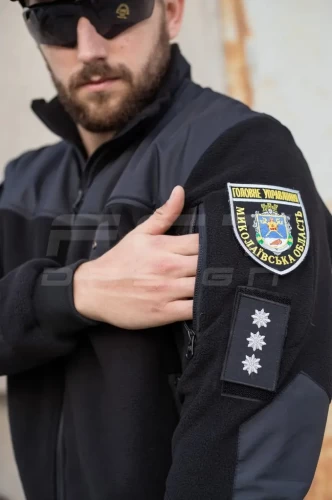 Кофта фліс тактична під резинку для Поліції 40-42/3 40-42/3