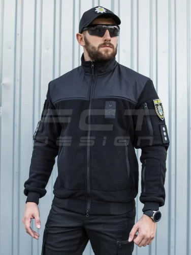 Кофта фліс тактична під резинку для Поліції 40-42/3 40-42/3