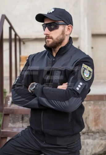 Кофта фліс тактична під резинку для Поліції 40-42/3 40-42/3