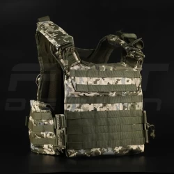 Плитоноска FCT с быстросбросом кордура пиксель ВСУ