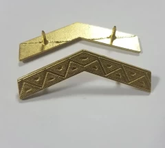 Личка вузька золото метал сержантського складу