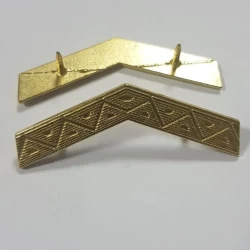 Личка узкая золото металл сержантского состава