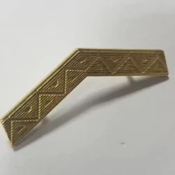 Личка узкая золото металл сержантского состава