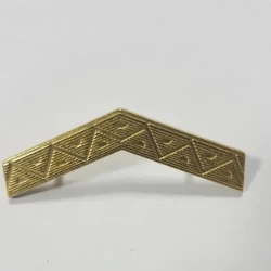 Личка узкая золото металл сержантского состава