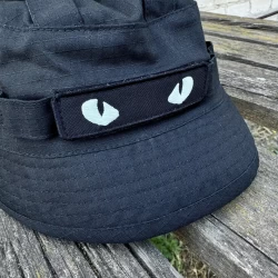 Шеврон/патч вишитий очі кота чорні