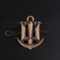 Беретний знак кокарда ВМС Військово-Морських Сил метал