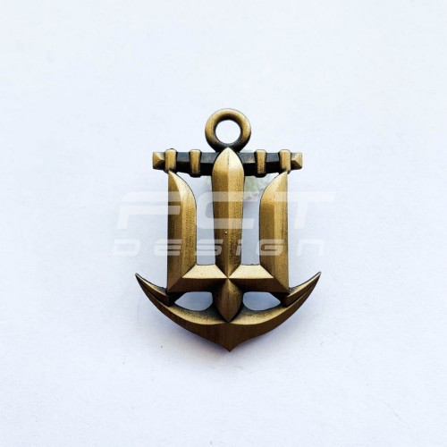 Беретний знак кокарда ВМС Військово-Морських Сил метал