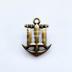 Беретний знак кокарда ВМС Військово-Морських Сил метал