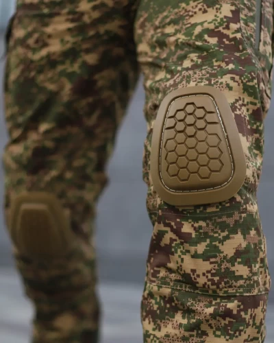 Штани з наколінниками тактичні Корд Gen 2 Хижак піксель G-0822 44 44
