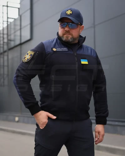 Кофта флис тактическая под резинку для ГСЧС 40-42/3