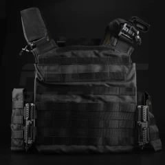 Плитоноска FCT зі швидкоскиданням кордура чорна