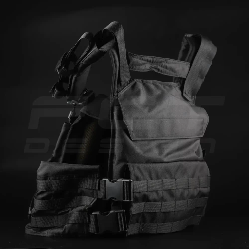 Плитоноска FCT зі швидкоскиданням кордура чорна