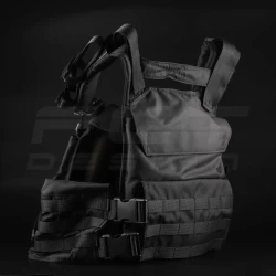 Плитоноска FCT с быстросбросом кордура черная