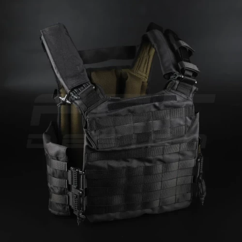 Плитоноска FCT зі швидкоскиданням кордура чорна