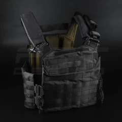 Плитоноска FCT зі швидкоскиданням кордура чорна