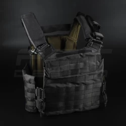 Плитоноска FCT с быстросбросом кордура черная