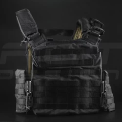 Плитоноска FCT с быстросбросом кордура черная