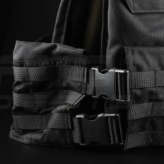 Плитоноска FCT зі швидкоскиданням кордура чорна