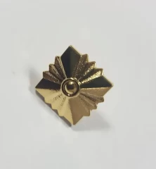 Зірка ромбовидна золото метал