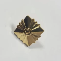 Звезда ромбовидная золото металл