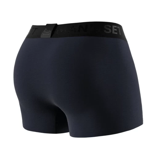 Мужские анатомические боксеры из хлопка Anatomic Classic 2.0 Black Series темно-синий S