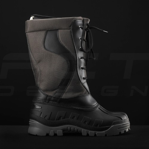 Чоботи Сноубутси зимові на шнурках водонепроникні сірі 40 40