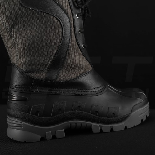 Чоботи Сноубутси зимові на шнурках водонепроникні сірі 40 40