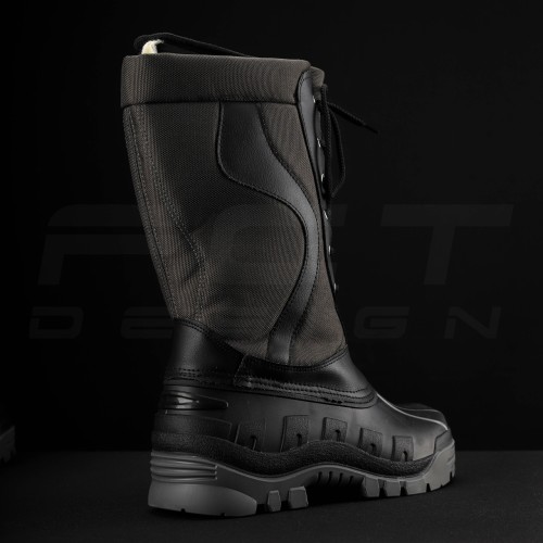 Чоботи Сноубутси зимові на шнурках водонепроникні сірі 40 40