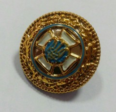 Кріплення на аксельбант хрест білий