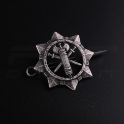 Беретний знак кокарда ВСП Військова Служба Правопорядку метал