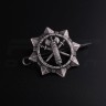 Беретний знак кокарда ВСП Військова Служба Правопорядку метал  