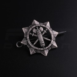 Беретний знак кокарда ВСП Військова Служба Правопорядку метал