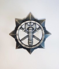 Беретний знак кокарда ВСП Військова Служба Правопорядку метал