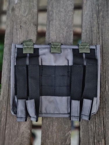 Підсумок на 3 магазини койот MOLLE темно-сірий