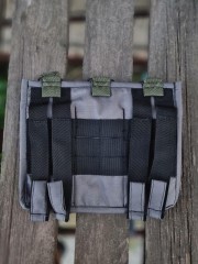 Підсумок на 3 магазини койот MOLLE темно-сірий