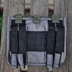 Подсумок на 3 магазина койот MOLLE темно-серый