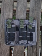 Підсумок на 3 магазини койот MOLLE темно-сірий