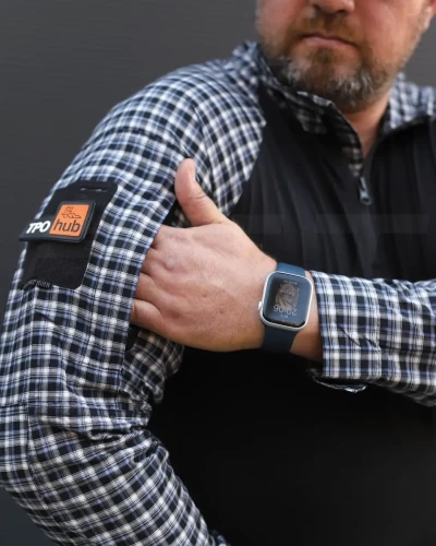 Убакс бойова сорочка URBAN Стрейч в клітинку синя 44 44