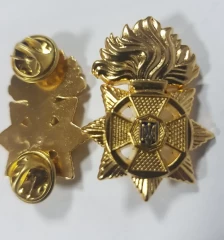 Петлиці на комір Нацгвардії України метал