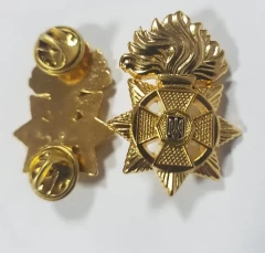 Петлиці на комір Нацгвардії України метал