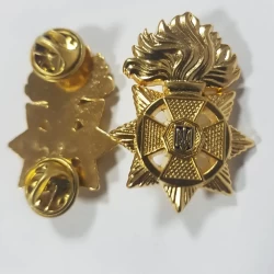 Петлицы на ворот Нацгвардии Украины металл