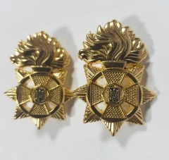 Петлиці на комір Нацгвардії України метал